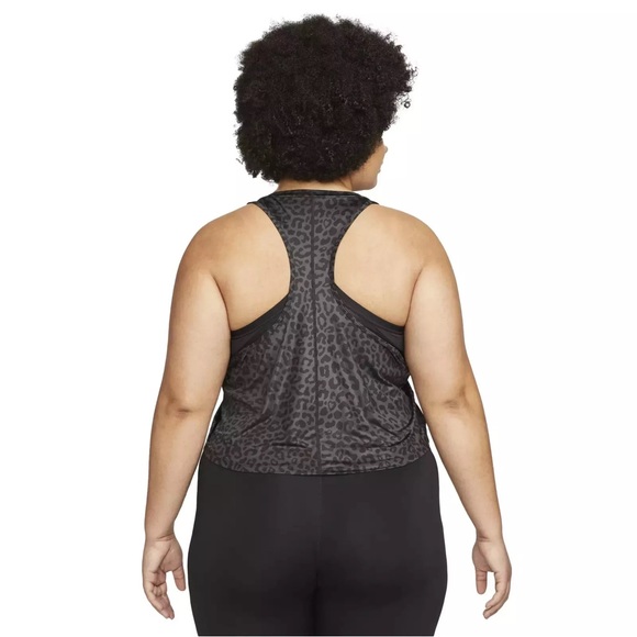 Nike Women's Dri-Fit One Slim Fit Plus Print Tank Top - Picture 2 of 7